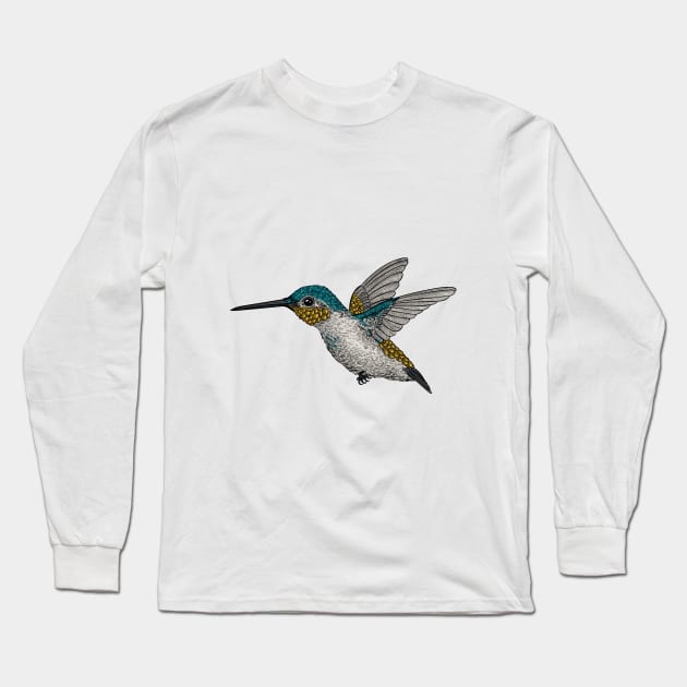 Hummingbird 4 Long Sleeve T-Shirt by katerinamk